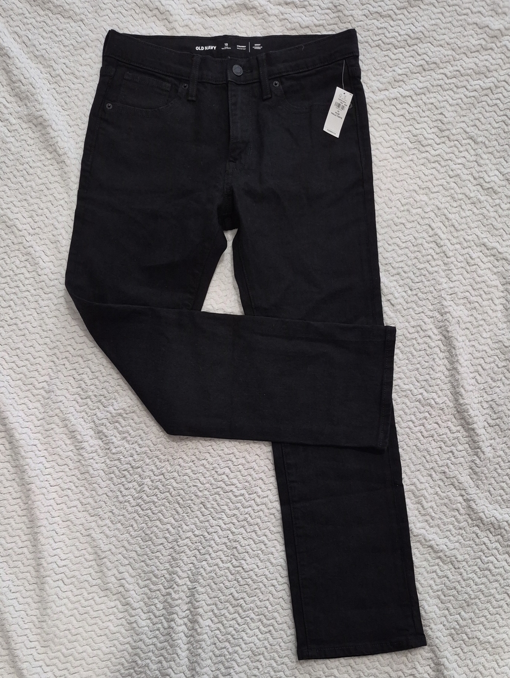 Old Navy Black Straight Jeans